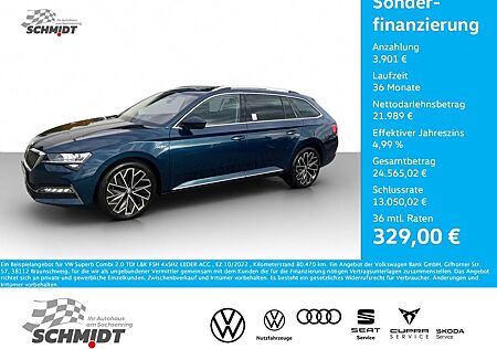 Skoda Superb Combi 2.0 TDI L&K FSH 4xSHZ LEDER ACC