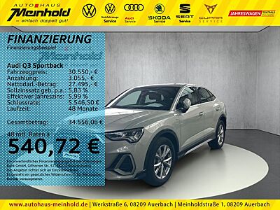 Audi Q3 Sportback S-Line 40 TFSI quattro S tronic,AHK
