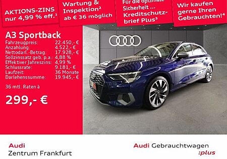 Audi A3 Sportback 35 TFSI advanced edition one Matrix