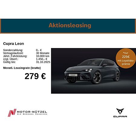 Cupra Leon leasen