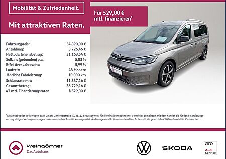 VW Caddy Volkswagen Maxi 2.0 TDI Style 4Motion, Sitzhzg, AppCo