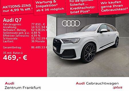 Audi Q7 gebraucht kaufen Audi Q7 50 TDI quattro tiptronic S line 7Sitzer Laser
