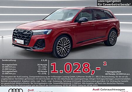Audi Q7 60 TFSI e qu S line LASER Pano S-Sitz HuD 22"