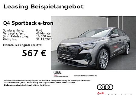 Audi Q4 e-tron gebraucht kaufen Audi Q4 e-tron Q4 Sportback e-tron 55 qu. S line *PANO*SONOS*