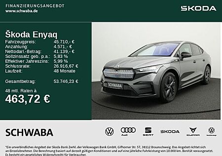 Skoda Enyaq Coupé RS Lounge 8-f. bereift*Wärmepumpe*