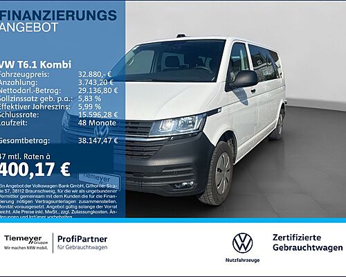 Volkswagen T6.1 Kombi DSG LR LANG 9-SITZE NAVI FLÜGELTÜREN