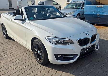 BMW 218i Cabrio Sport Line Automatik Xenon Leder