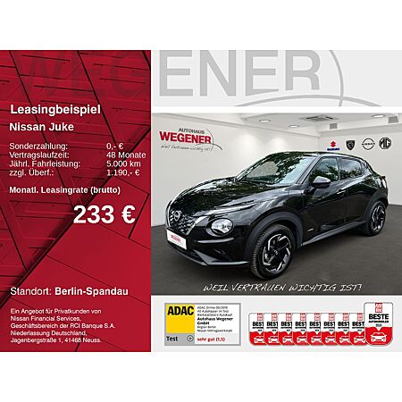 Nissan Juke leasen