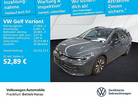 VW Golf Volkswagen VIII Variant 1.5 eTSI DSG Goal Navi AHK Spu