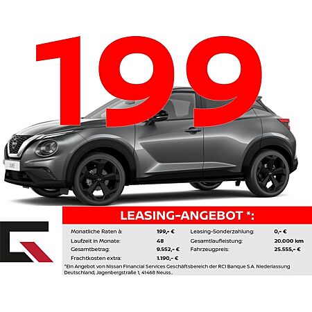 Nissan Juke leasen