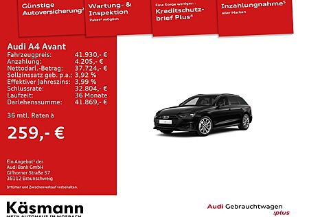 Audi A4 Avant advanced 40TDI qu KAM NAV ACC VIRTUAL