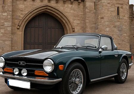 Triumph TR6 Petrol US-Modell mit Speichenfelgen TOP