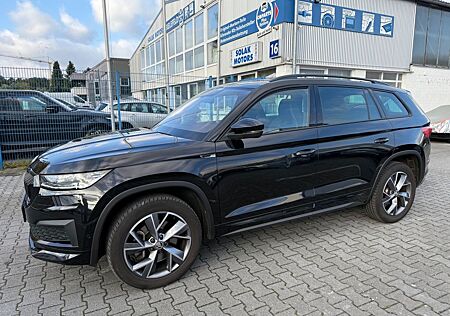 Skoda Kodiaq gebraucht kaufen Skoda Kodiaq Sportline 4x4 1.HAND/PANORAMA/LEDER/ACC