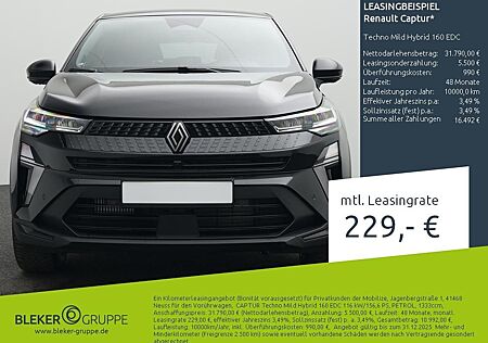 Renault Captur Techno Mild Hybrid 160 EDC