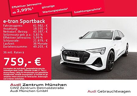 Audi e-tron Sportback 55 qu. 2x S line Pano/AHK/B&O/M