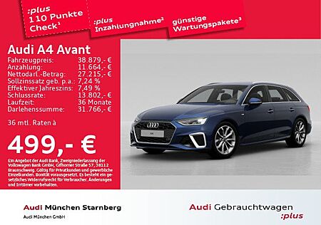 Audi A4 Avant 35 TFSI S tronic S line Navi+/Kamera/AC