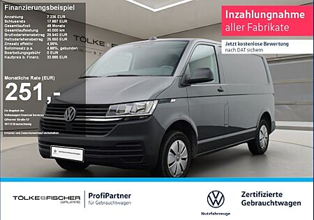 VW T6 Transporter Volkswagen T6.1 Transporter 2.0 TDI Kasten FWD Navi SHZ