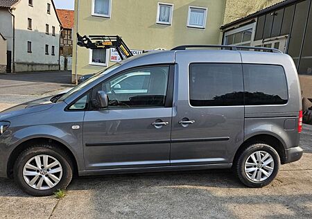 VW Caddy Volkswagen 1,6TDI 75kW Rollstuhlgerecht 5-Sitz.