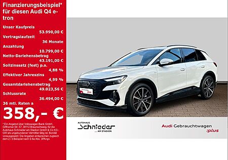 Audi Q4 e-tron 55 quattro Sportpaket+HUD+AHK+PANO+NAV