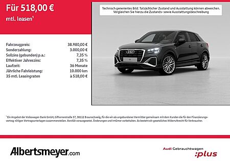 Audi Q2 gebraucht kaufen Audi Q2 35 TDI S-LINE+MATRIX+AHK+GRA