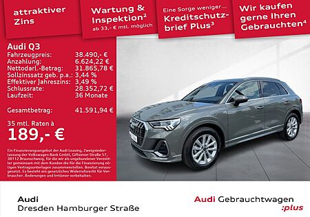 Audi Q3 35 TFSI S line LED Navi AHZV S tronic