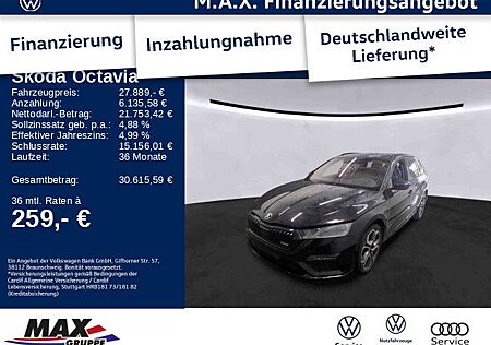 Skoda Octavia gebraucht kaufen Skoda Octavia Combi 1.4 TSI RS iV LED+KAMERA+HUD+DAB+U