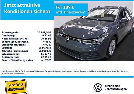 VW Golf Volkswagen VIII 2.0 TDI Life AHK LED ACC NAVI KAMERA