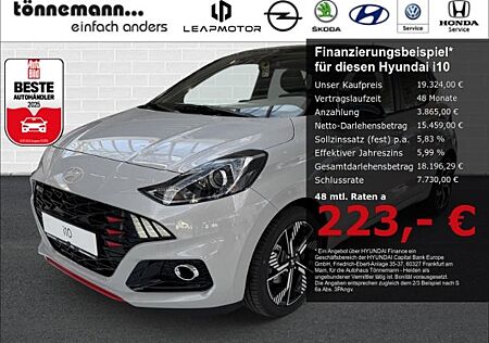 Hyundai i10 FACELIFT N-LINE T-GDI+NAVI+RÜCKFAHRKAMERA+SI