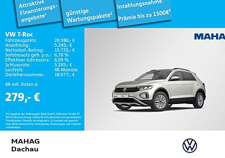 VW T-Roc Volkswagen 1.0 TSI LIFE AHK AppConnect LED ParkLenkAs