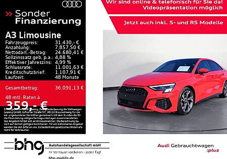 Audi A3 Limousine 35 TFSI S-tronic S-Line LED ACC Nav