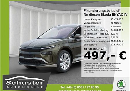 Skoda Enyaq iV 60*AHK Massage ACC R-Kam Navi 4xSHZ 20*