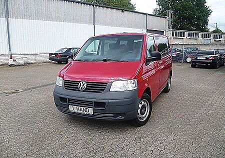 VW T5 Transporter Volkswagen Kombi 1.Hand 5-Sitzer Klima