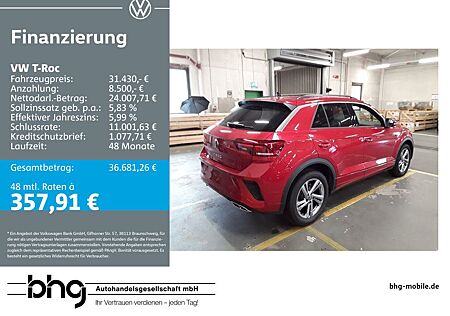 VW T-Roc Volkswagen 1.5 TSI *R-LINE* #AHK #BUSINESS-PAKET