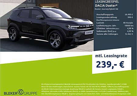 Dacia Duster Journey Hybrid 140