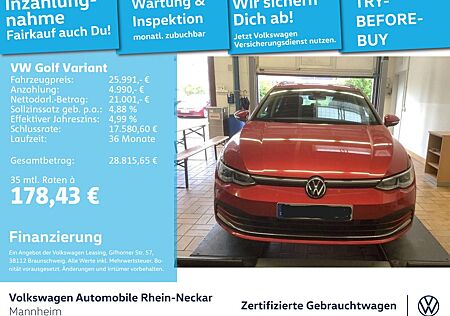 VW Golf Volkswagen VIII Variant 1.5 eTSI Style LED DSG Navi AH