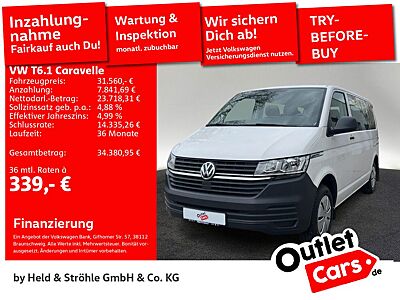 Volkswagen T6.1 Caravelle 2.0 TDI 9-SITZER CLIMATRONIC PDC