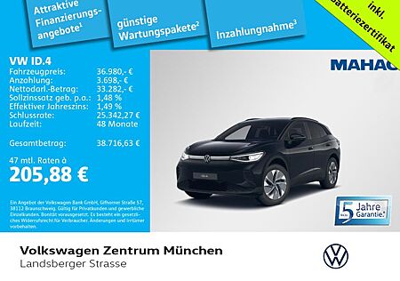 VW ID.4 Volkswagen Pure 125kW WärmePu NaviPro IQ.LIGHT Kamera