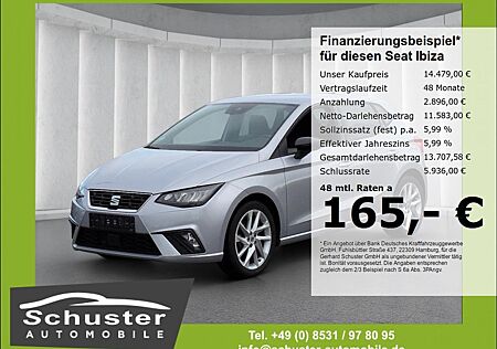 Seat Ibiza FR 1.0*LED Tempo SHZ PDC AppConn Bluet 17*