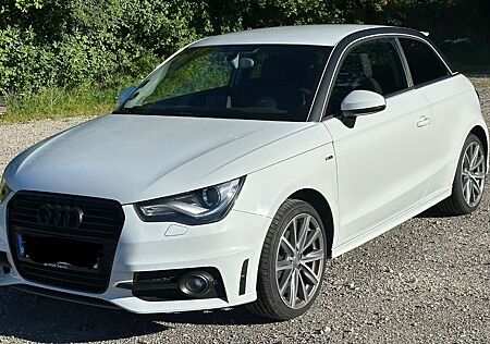 Audi A1 1.4 TFSI S line Weiss 120PS