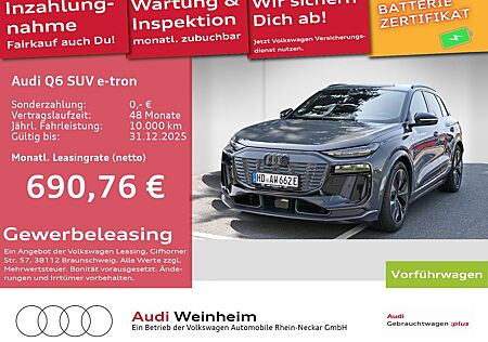 Audi Q6 e-tron performance edition Pano AHV sound uvm