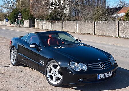 Mercedes-Benz SL 500 V8 / Schwarz - rot