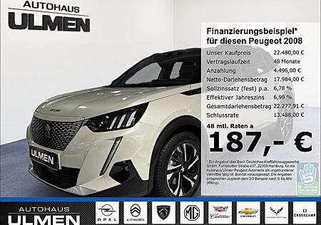 Peugeot 2008 e- GT Elektromotor 136 Apple CarPlay Rückfa