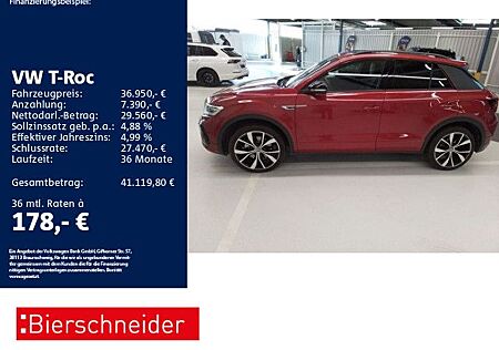 VW T-Roc Volkswagen 2.0 TSI DSG 4Mo R-Line AHK PANO LEDER 19
