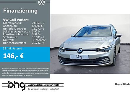 VW Golf Volkswagen Variant 1.5 TSI OPF Life ACC-Front-Lane-Ass