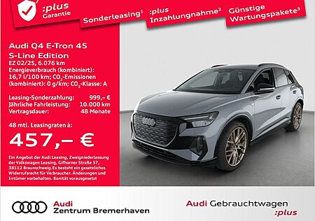 Audi Q4 e-tron gebraucht kaufen Audi Q4 e-tron 45 S-LINE EDITION KAMERA LEDER MATRIX