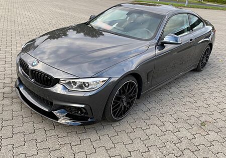 BMW 428i Coupé M Performance, 29tkm, Leder rot