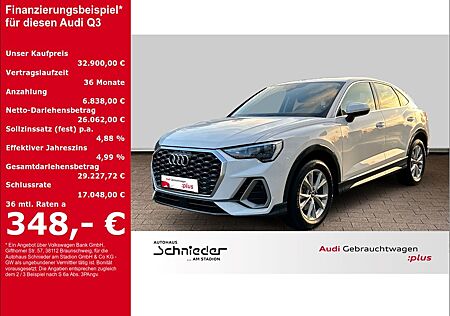 Audi Q3 Sportback 1.5 TFSI S line NAVI+LED+CarPlay