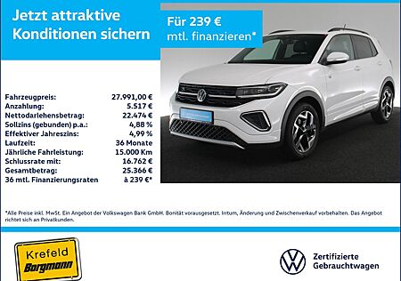VW T-Cross Volkswagen 1.5 TSI R-Line AHK MATRIX-LED ACC NAVI