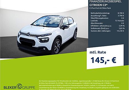 Citroën C3 PureTech 83 Shine Pack