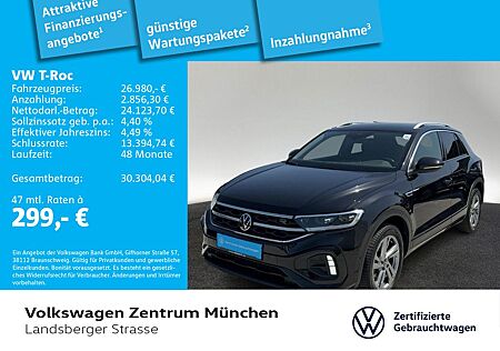 VW T-Roc Volkswagen R-Line 1.5 TSI AHK LED+Navi ParkAssist Rea